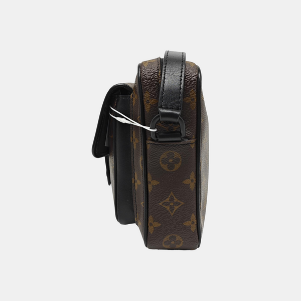 CHRISTOPHER Monogram Coated Canvas Brown