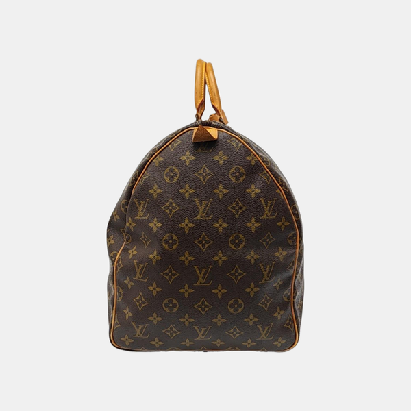SAC SOUPLE 55 Monogram Coated Canvas Brown