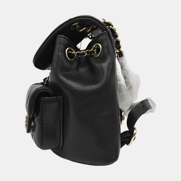 DUMA Quilted Calfskin Black