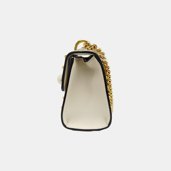 Padlock Small Calfskin White