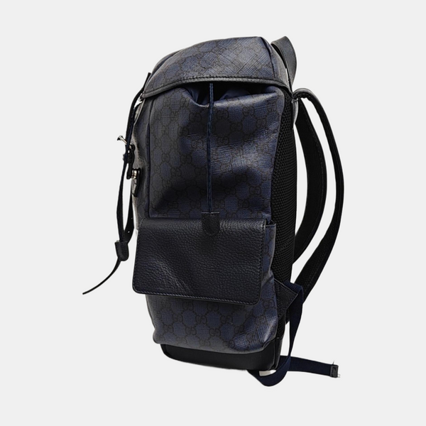 Ophidia Medium Monogram Coated Canvas Blue