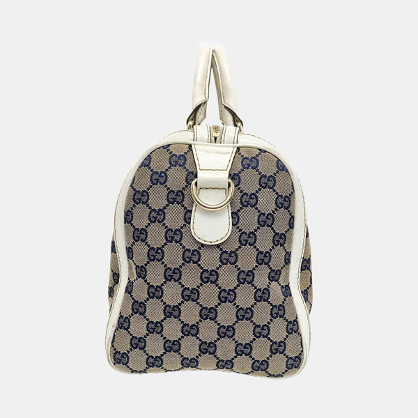 Boston Monogram Canvas Gray