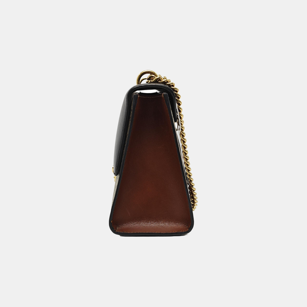 Padlock Medium Monogram Coated Canvas Multicolor