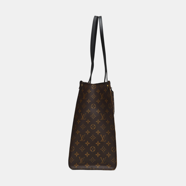 ONTHEGO GM Monogram Coated Canvas Brown