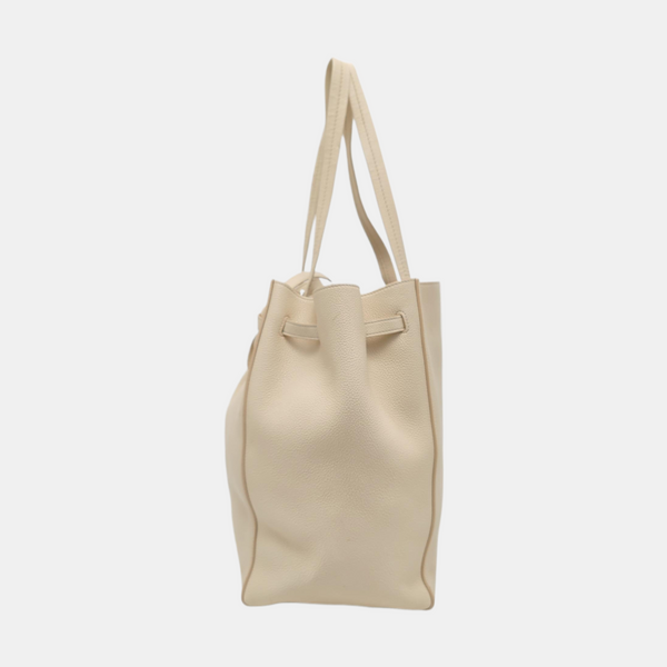 CABAS PHANTOM Small Calfskin White