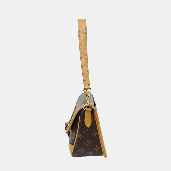 DIANE Monogram Coated Canvas Brown