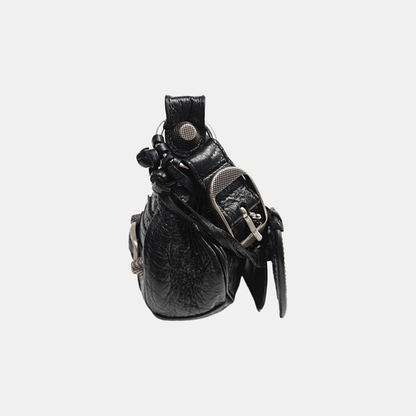 Le Cagole Small Lambskin Black