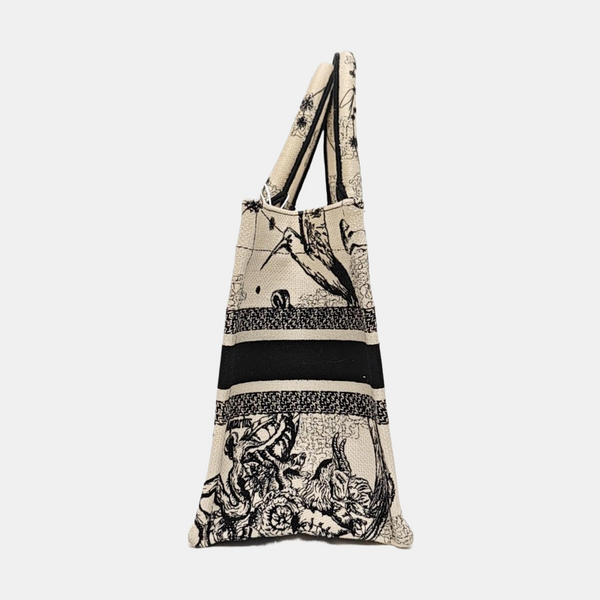 Authenticated pre-owned Book Tote Small Canvas White - Tote Bag at Looply