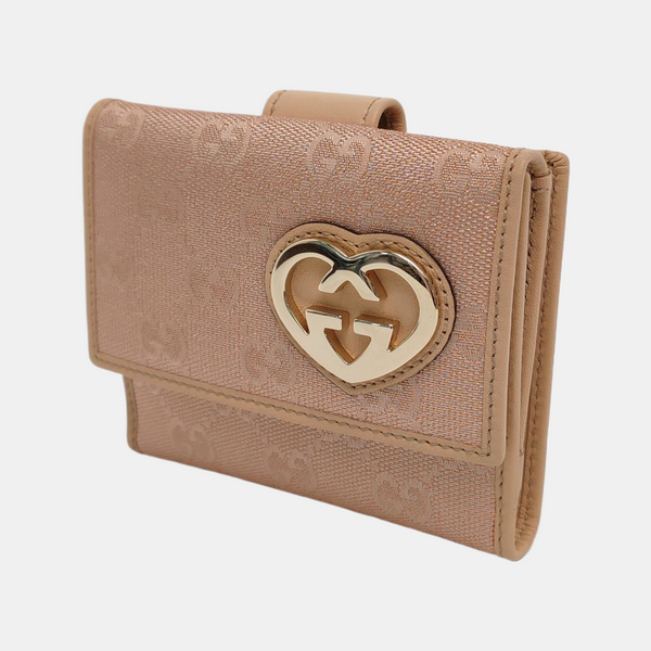 Lovely Monogram Canvas Pink Wallet