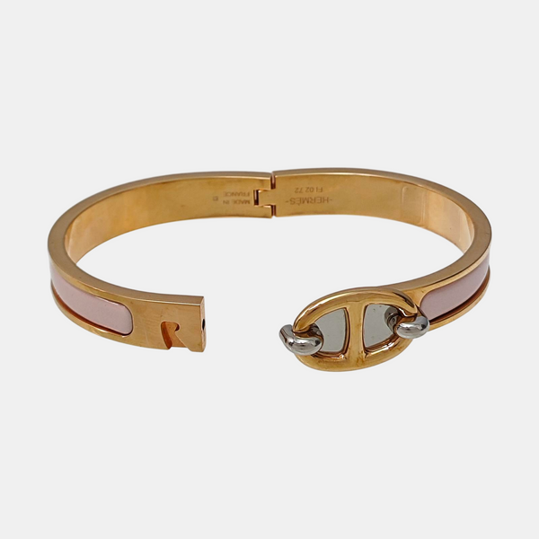 Twin Metal Red Bangle
