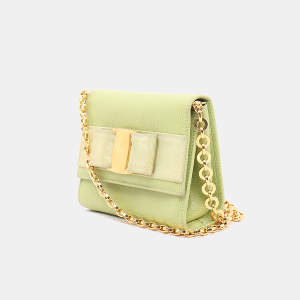 Calfskin Tote Bag Green