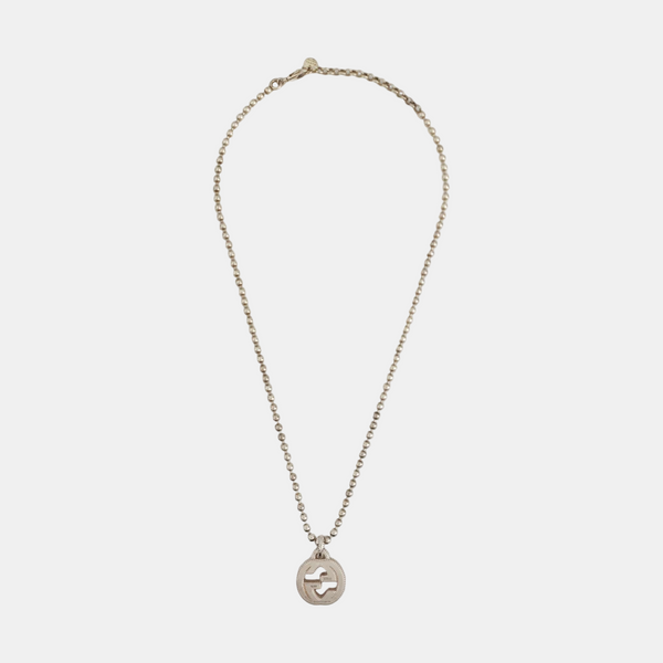 Interlocking G 925 Sterling Silver Necklace