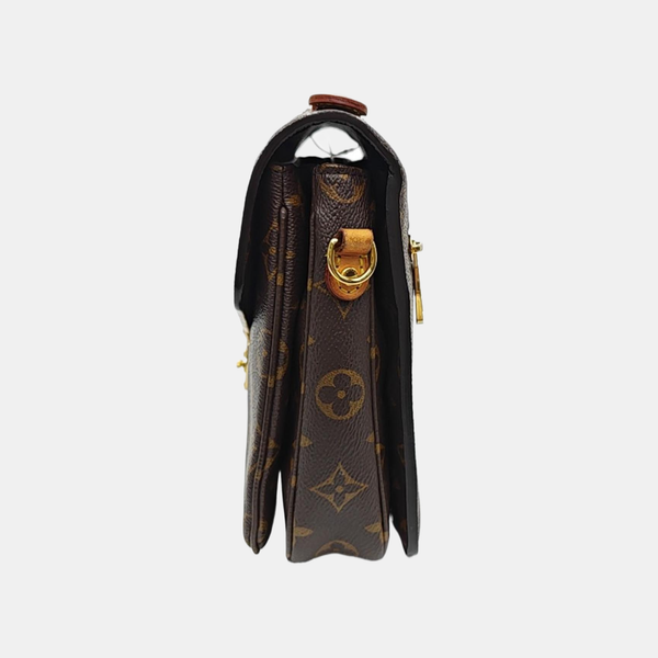 MÉTIS MM Monogram Coated Canvas Brown