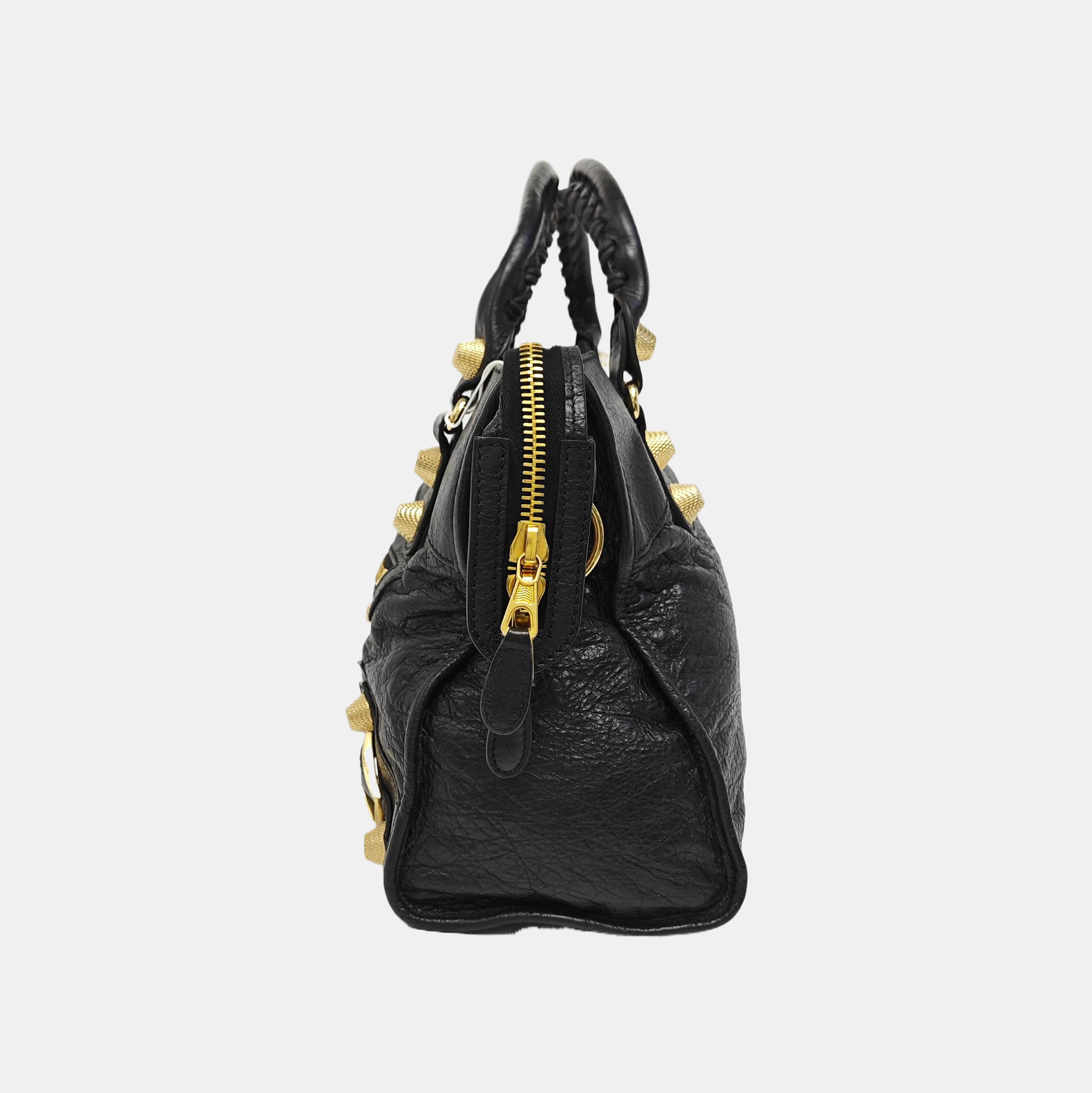 Classic City Medium Lambskin Black – Looply