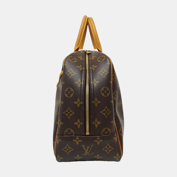 DEAUVILLE Monogram Coated Canvas Brown