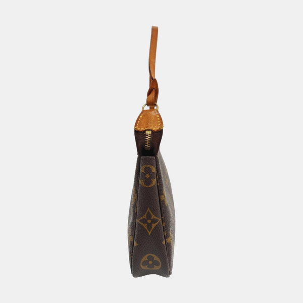 ACCESSOIRES Monogram Coated Canvas Brown