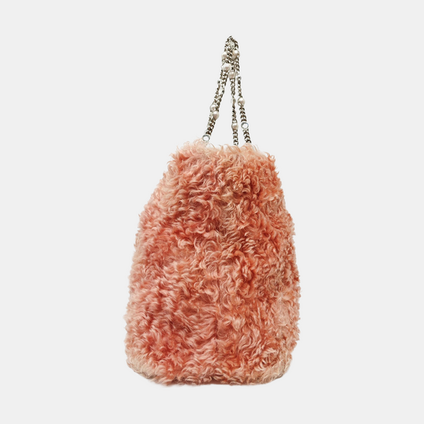 Fabric Shoulder Bag Red