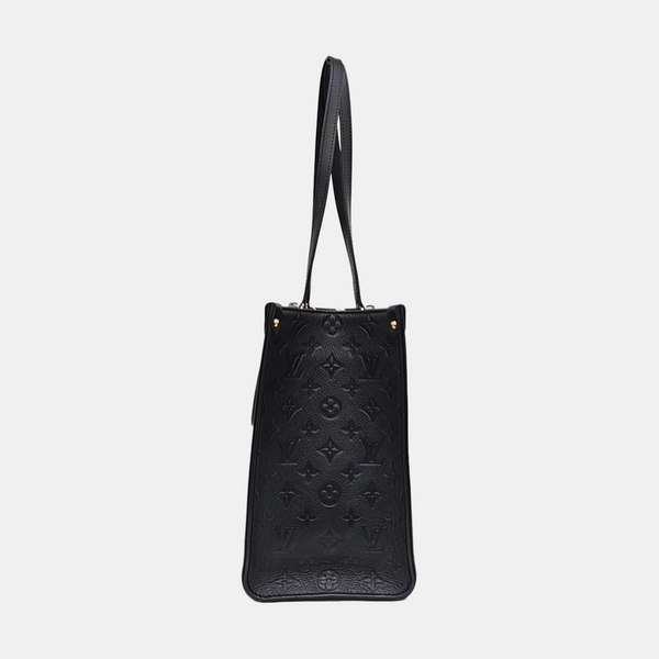 ONTHEGO MM Monogram Calfskin Black