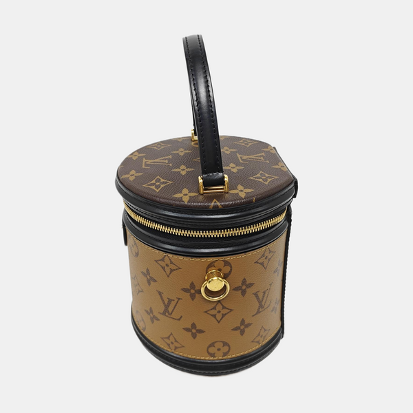 CANNES PM Monogram Coated Canvas Brown