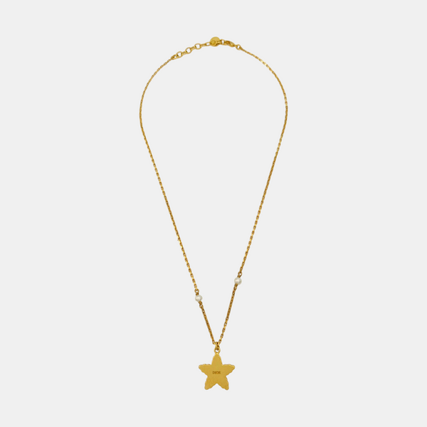 Faux Pearl Gold Necklace