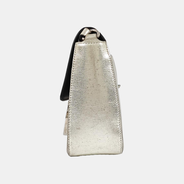 Gancino Calfskin Silver