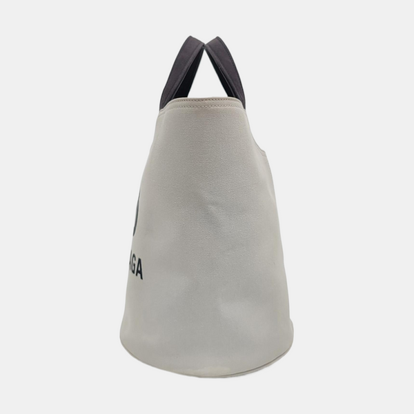 Canvas Bucket Bag White