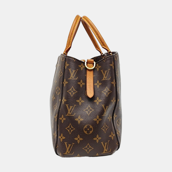 MONTAIGNE Monogram Coated Canvas Brown