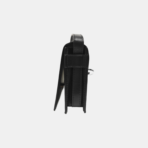 Calfskin Shoulder Bag Black