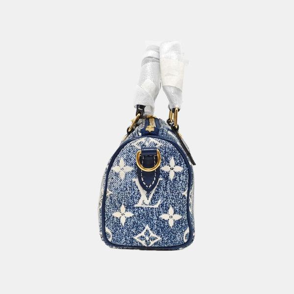 SPEEDY Nano Monogram Denim Blue