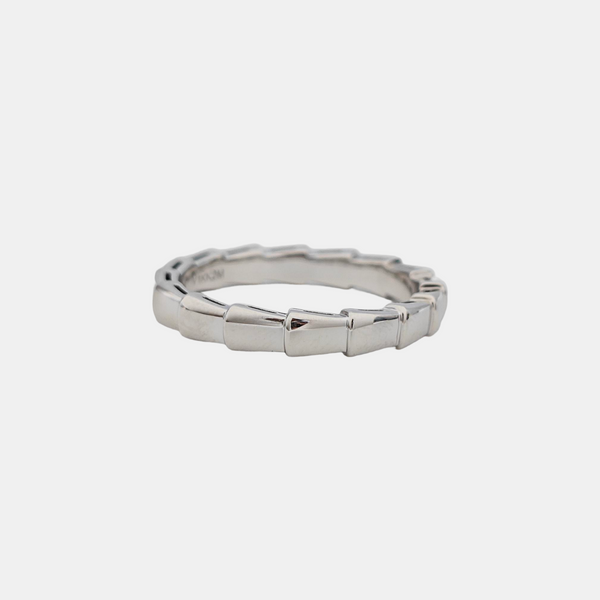 SERPENTI 18k White Gold Silver Ring EU 62