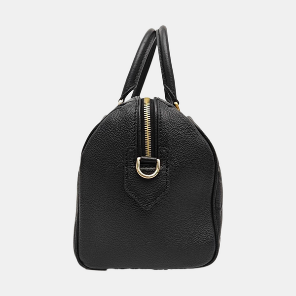 SPEEDY 25 Monogram Calfskin Black