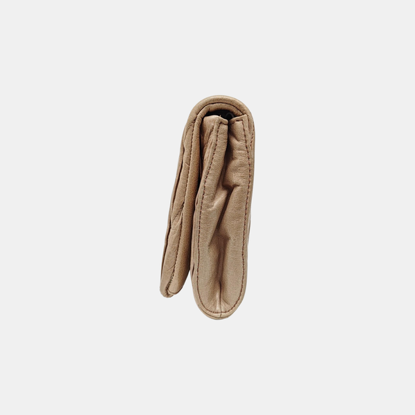 Miu Délice Quilted Lambskin Beige