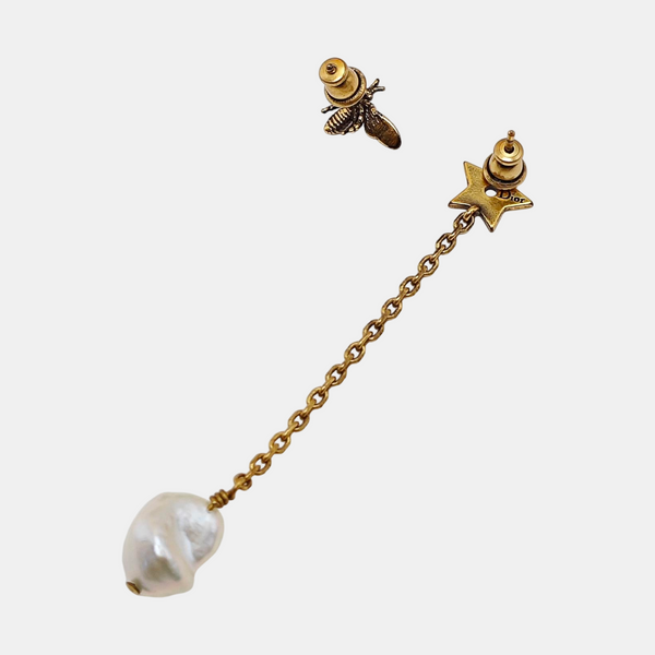 Metal Gold Stud Earrings