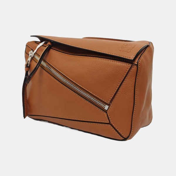 Puzzle Small Calfskin Brown
