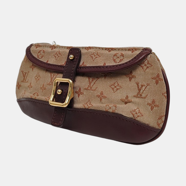 ANNE SOPHIE Monogram Canvas Beige