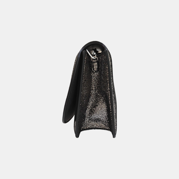 Gancini Lambskin Silver