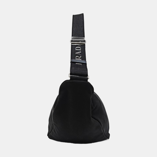 Authenticated pre-owned Triangle Canvas Black - Shoulder Bag at Looply