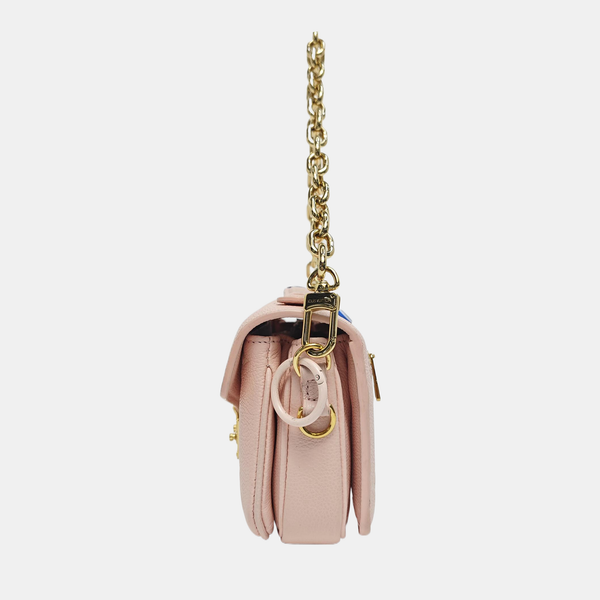 MÉTIS EAST WEST Monogram Calfskin Pink