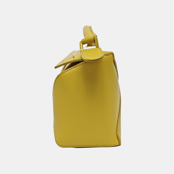 Puzzle Small Calfskin Yellow