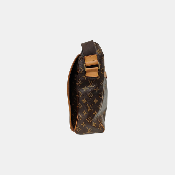 VALMY Monogram Coated Canvas Brown