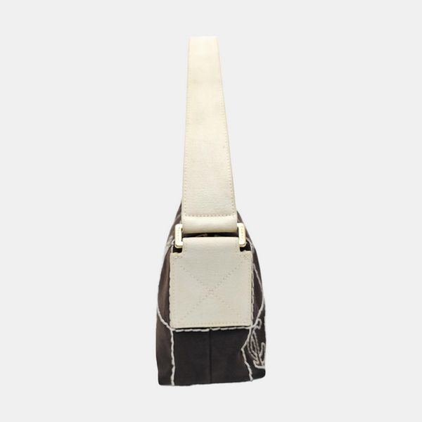 SQUARE STITCH Quilted Canvas Black