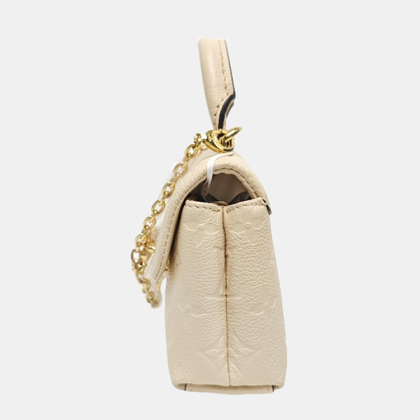 MADELEINE Nano Monogram Calfskin Beige