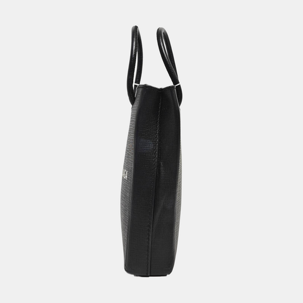 Shopping Bag Calfskin Black