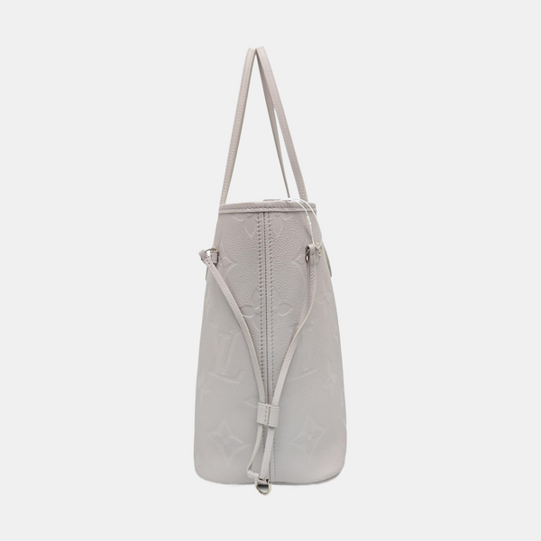 NEVERFULL MM Monogram Calfskin Gray
