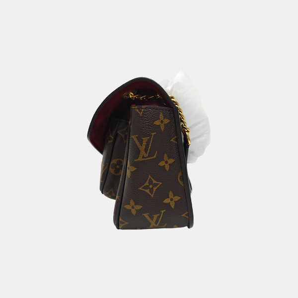 PASSY Monogram Coated Canvas Brown