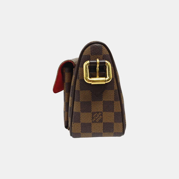 RAVELLO GM Damier Ebene Coated Canvas Brown