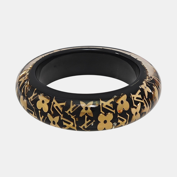 Metal Black Bangle