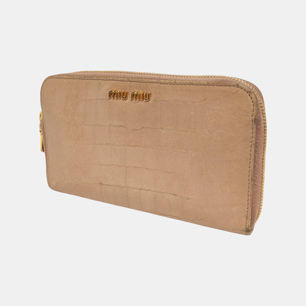 Leather Wallet Pink