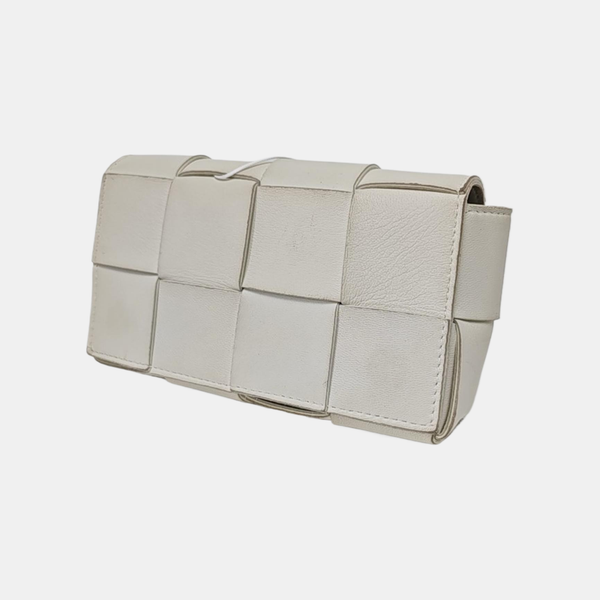 Cassette Piel de Cordero Blanco