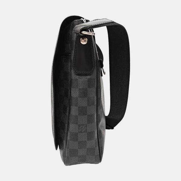 DANIEL Damier Graphite Coated Canvas Gray